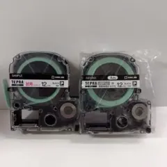 KINGJIM テプラ SS12KE & 試用ラベルテープ 2個（綺麗に剥せる）