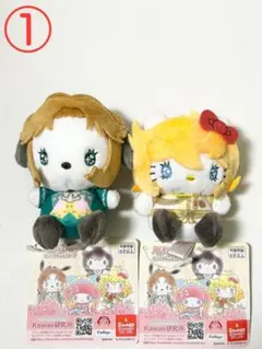 ベルサイユのばら×サンリオ　マスコット　オスカル　フェルゼン キティ ポチャッコ