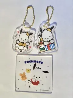 ポチャッコ　アクリルキーホルダー　チャーム　アクリルコースター　サンリオ