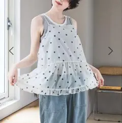 新品 ニコアンド アソートシアーフリルキャミソールのサムネイル