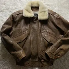 ヴィンテージ フライトジャケット G-1 ブラウン 本革40 USA製