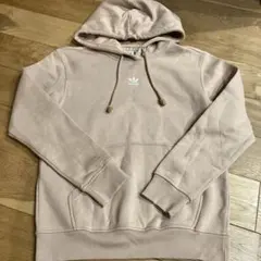 adidas ベージュ フード付きパーカー