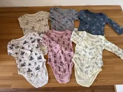 ８０㌢　ディズニー　ベビー肌着6点セット