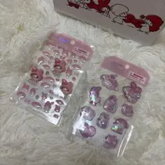 산리오 마이멜로디 オーロラ立体シール