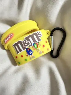 【新品未使用】AirPodsPro 1/2 ケース　イエローシリコン m&m's