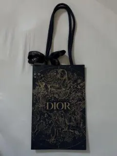 Dior ショップ袋 ネイビー
