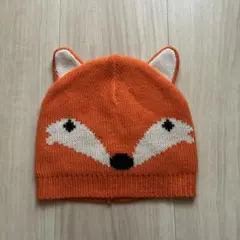 美品★ babyGap ニット帽 キツネ 80