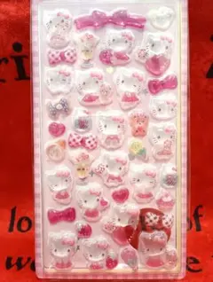 ハローキティ 立体シール ボンボンドロップ シール 3D