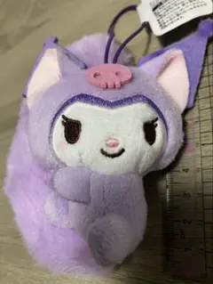 クロミ　サンリオキャラクターズ 平成ふわふわ尻尾マスコット キーホルダー匿名