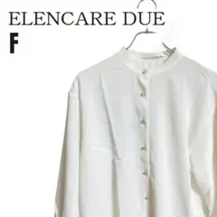 ELENCARE DUE バックプリーツブラウス 長袖ブラウス タグ付【F】