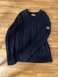stone island ストーンアイランド 上杉柊平 ローゲージニット - メルカリ