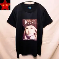 ブラックピンク ロゼ Tシャツ 半袖 プリント　transfer it! 古着