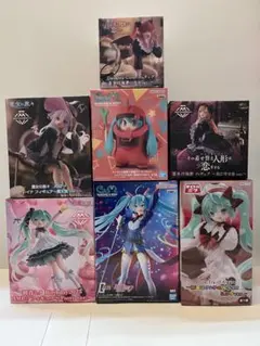 未開封7個　美少女フィギュアセット　初音ミク
