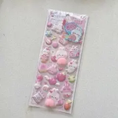 【正規品】クーリア♡もっちもちシール　うさちゃん