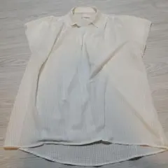 【パターン】半袖　PATTERN アイボリー 白シャツのサムネイル