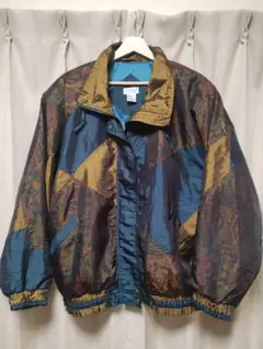 マルチカラージャケット 幾何学模様