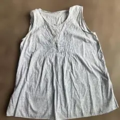 HUMANWOMAN リバティ柄ノースリーブトップスのサムネイル