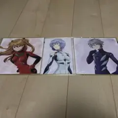 エヴァンゲリオン キャラクター色紙 3種