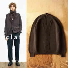 2019 マーガレットハウエル ファインメリノ リブカラーカーディガン 即完売