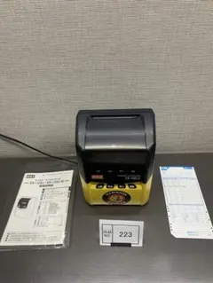 出品No.223 マックス　タイムレコーダ　ER110SⅢ　中古品　リボン交換済のサムネイル