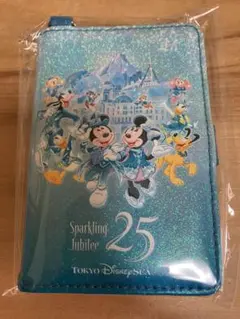 降價！全新未拆封 東京迪士尼海洋 25週年 證件套&鑰匙圈