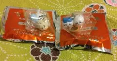 ちいかわ特典 第6弾 ウサギモモンガ ハチワレ チャームミニフィギュア2点