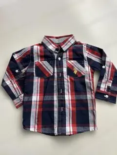 US POLO ASSN. チェック柄長袖シャツ 37