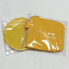 マクドナルド2024福袋　BRUNO コインポーチ　ミニプレート