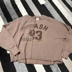 ニコアンド トレーナー　　　ブラウンLサイズ