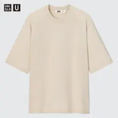 UNIQLO U クルーネックセーター ナチュラル XL