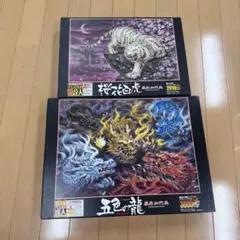 パズルの達人 桜花白虎 五色の龍 ジグソーパズル 2点セットのサムネイル