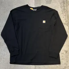 新品 Carhartt カーハート K126 ロングスリーブ Tシャツ 黒 L