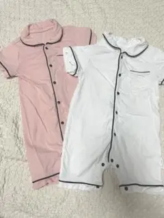 パジャマ風ロンパース