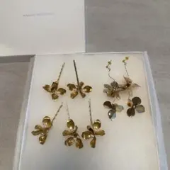 ANNAN WEDDING 花モチーフヘアピン