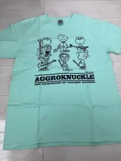 AGGROKNUCKLE Tシャツ ミントカラー GILDAN Mサイズ