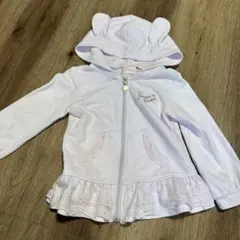 mezzo piano うさ耳パーカー 100