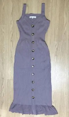 MERCURYDUO ニットキャミワンピース