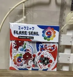 ミャクミャク 万博 フレークシール ステッカー EXPO2025 新品　カラフル