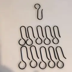 커튼 후크, S자형 후크, 보너스 1개가 포함된 10개 세트