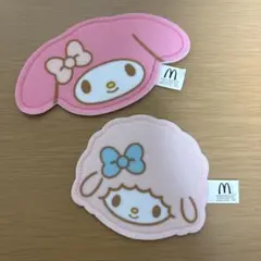 マイメロディ マイスウィートピアノ　フェルトコースター マックハッピーセット