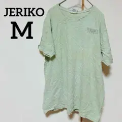 JERIKO 薄緑色 Tシャツ Mサイズ ダメージ