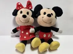 ミッキーマウスとミニーマウス ぬいぐるみセット