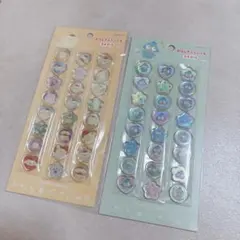 おはじきふうシール　おはじきシール　サンリオ　ハンギョドン　ポムポムプリン