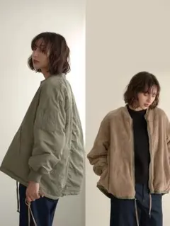 ★アースミュージック＆エコロジー★リバーシブルMAー1＊