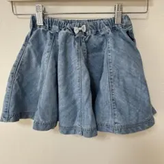 mezzo piano デニムフレアスカート 120cm