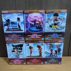 ワンピース　フィギュアまとめ売り6個セット　ワールドコレクタブルフィギュア