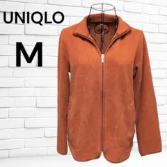 ⭐UNIQLO⭐ ユニクロ フリース ジャケット Mサイズ オレンジ フルジップ