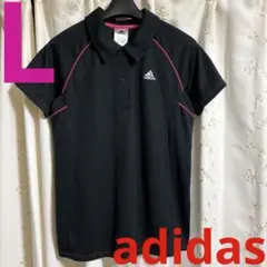 adidas アディダス ポロシャツ・襟付きTシャツ・スポーツ・レディース・L