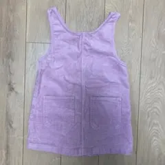 H&M キッズ コーデュロイ ジャンパースカート 110cm ピンク