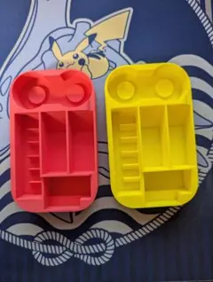 【YK様専用】ダメカンケース　仕切り　ポケカ　海外　tin缶（ピンク）ver3